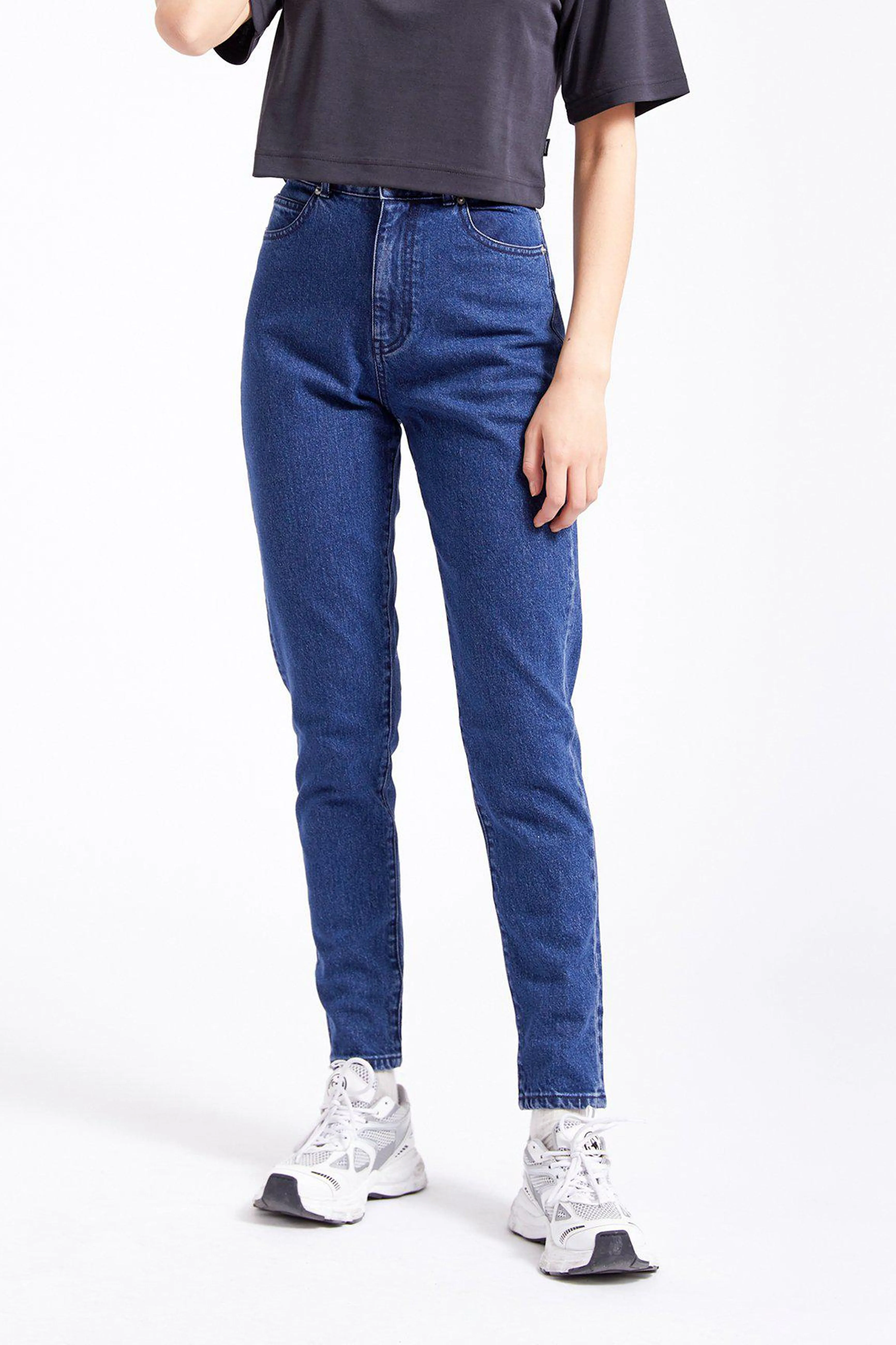 Dr. Denim Nora Dark Stone Stretch Jeans