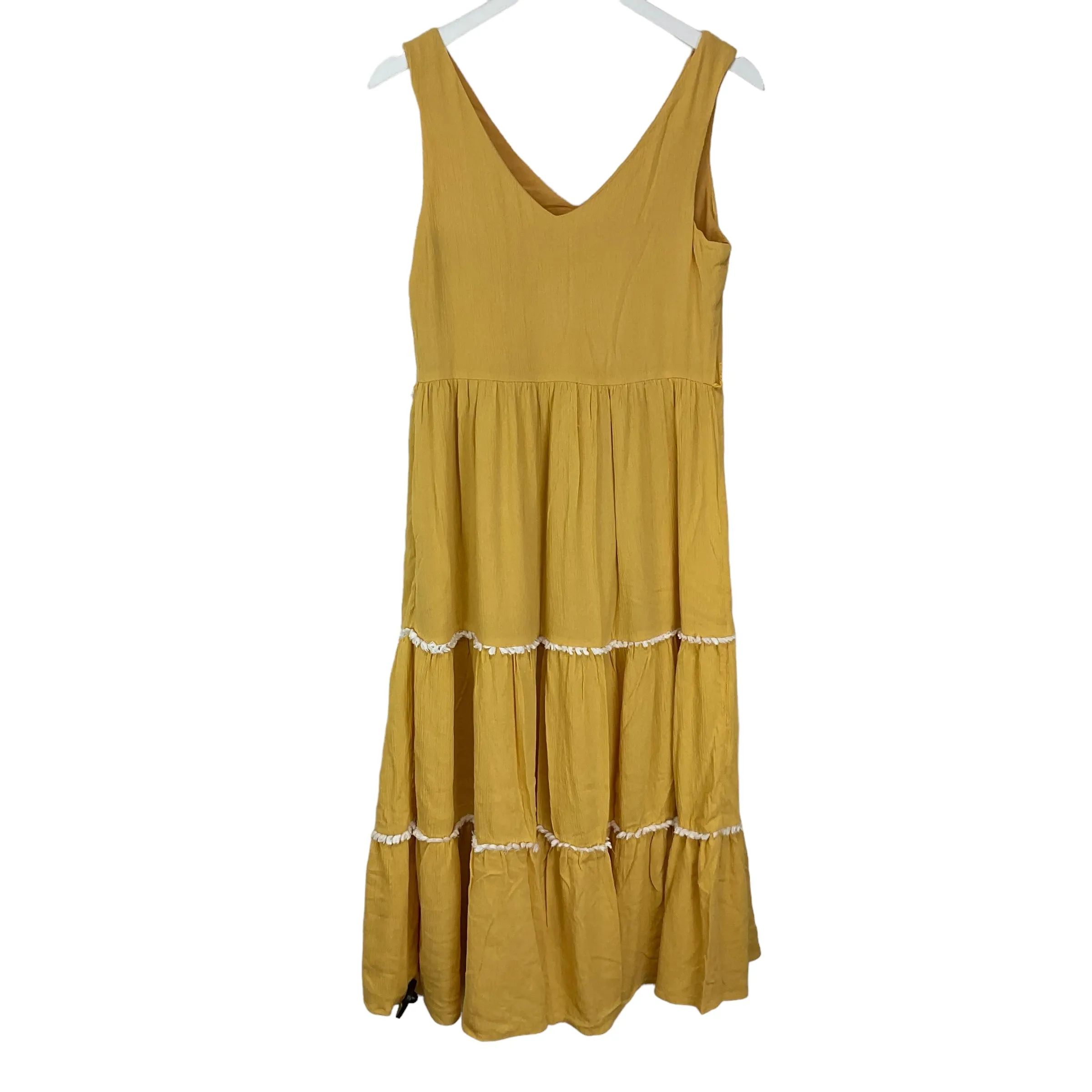 Dress Casual Maxi By Joie In Yellow, Size: S