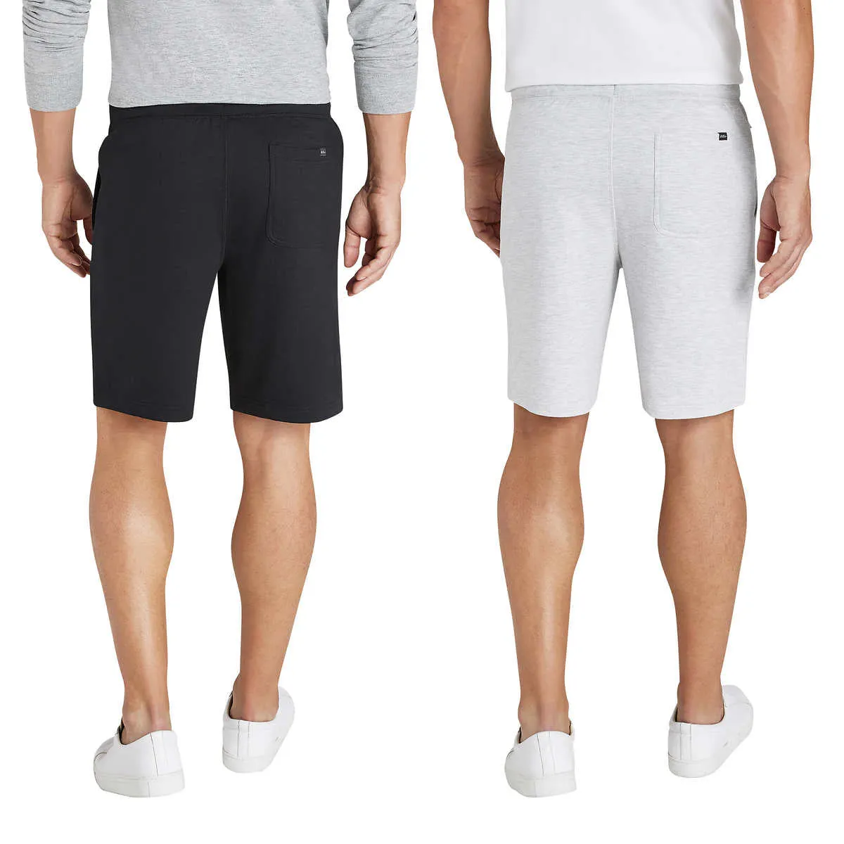 Eddie Bauer Men’s 2-pack Lightweight Cotton Blend Jersey Active Casual Shorts