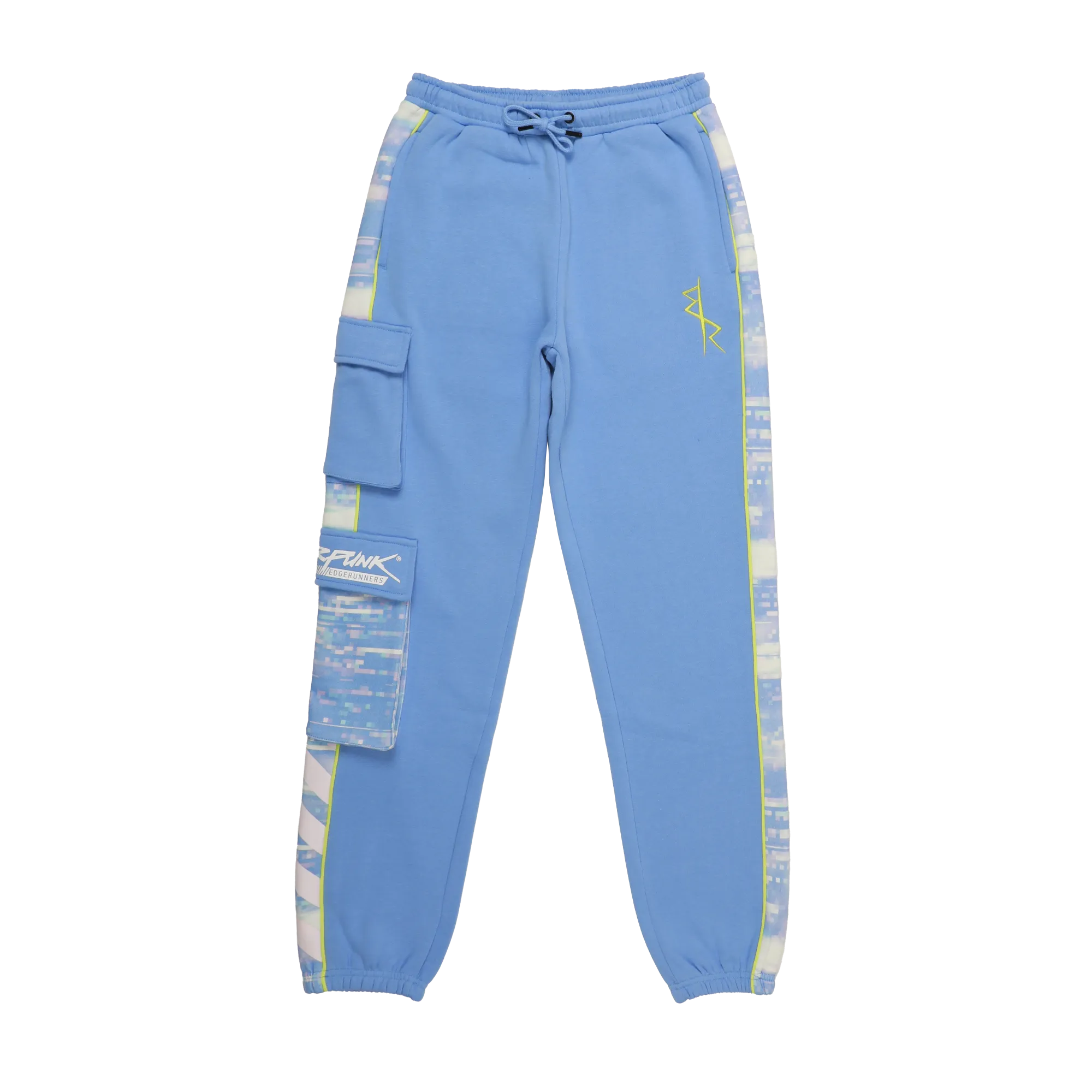 Edgerunner Blue Cargo Sweatpant