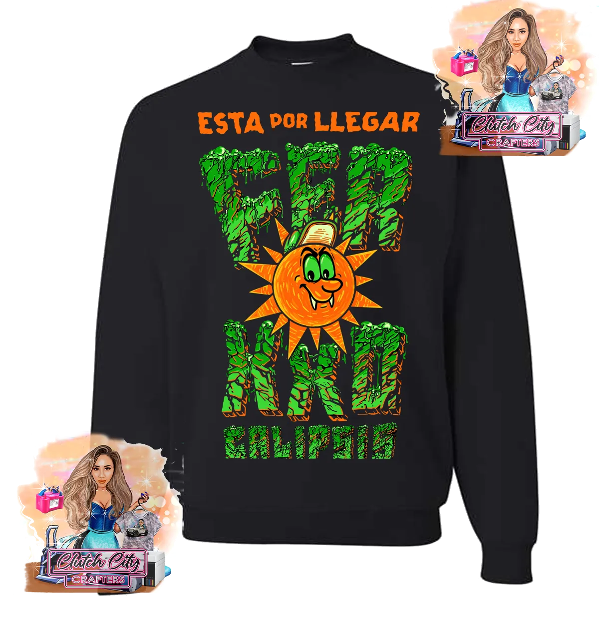 Esta Por Llegar Ferxxocalipsis Black Sweatshirt