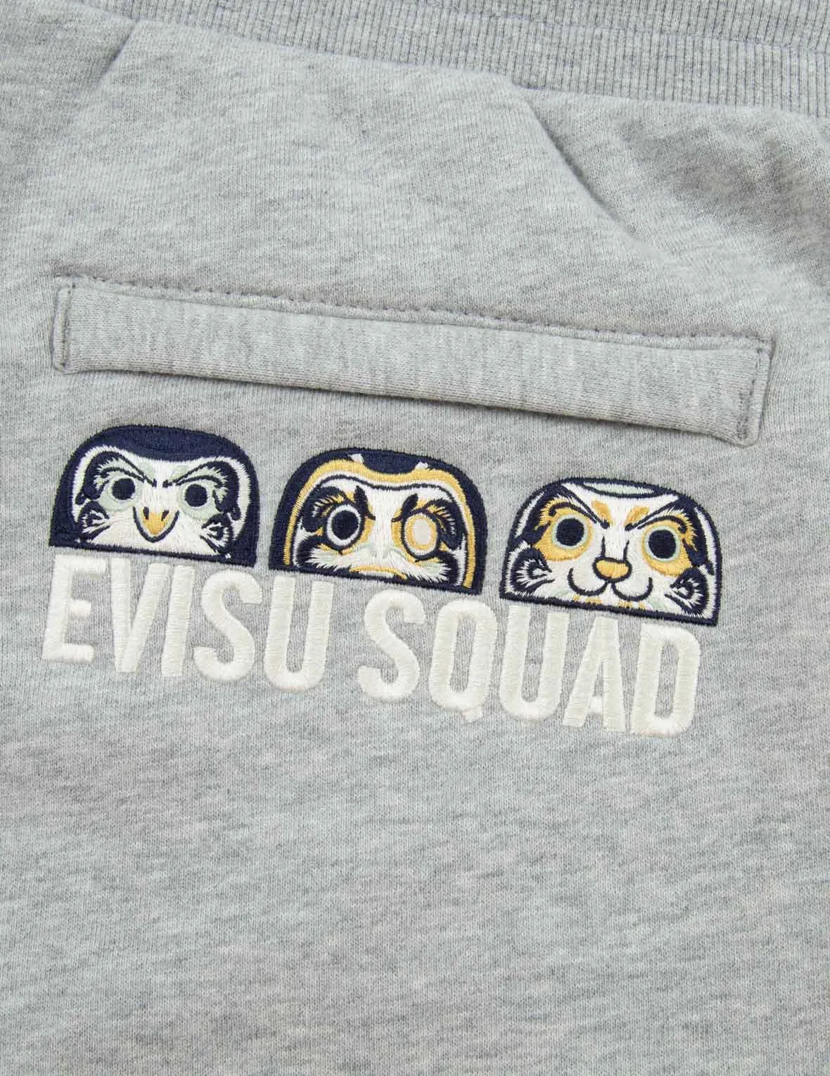 EVISU Squad Embroidery Sweatpants