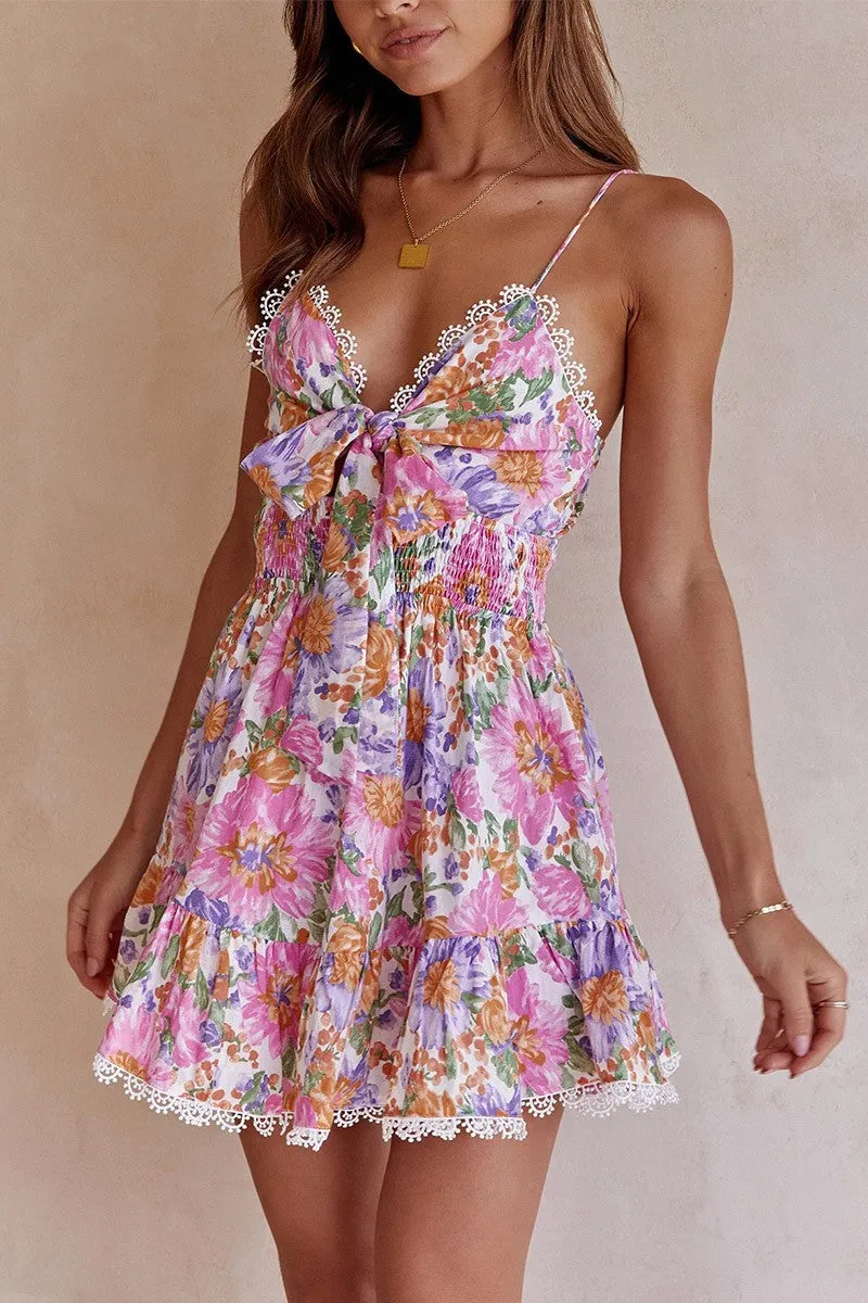 FLOWER BOOM MINI DRESS