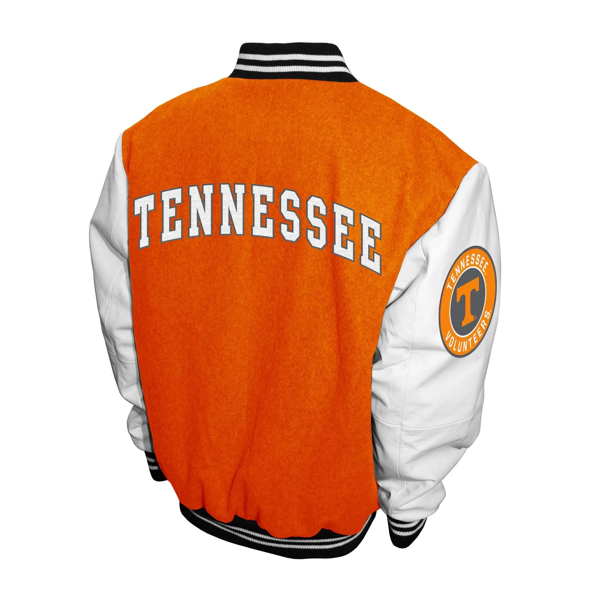 Franchise Club Mens NCAA Wool Varsity Letterman Jacket-04