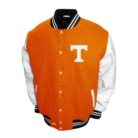 Franchise Club Mens NCAA Wool Varsity Letterman Jacket-04