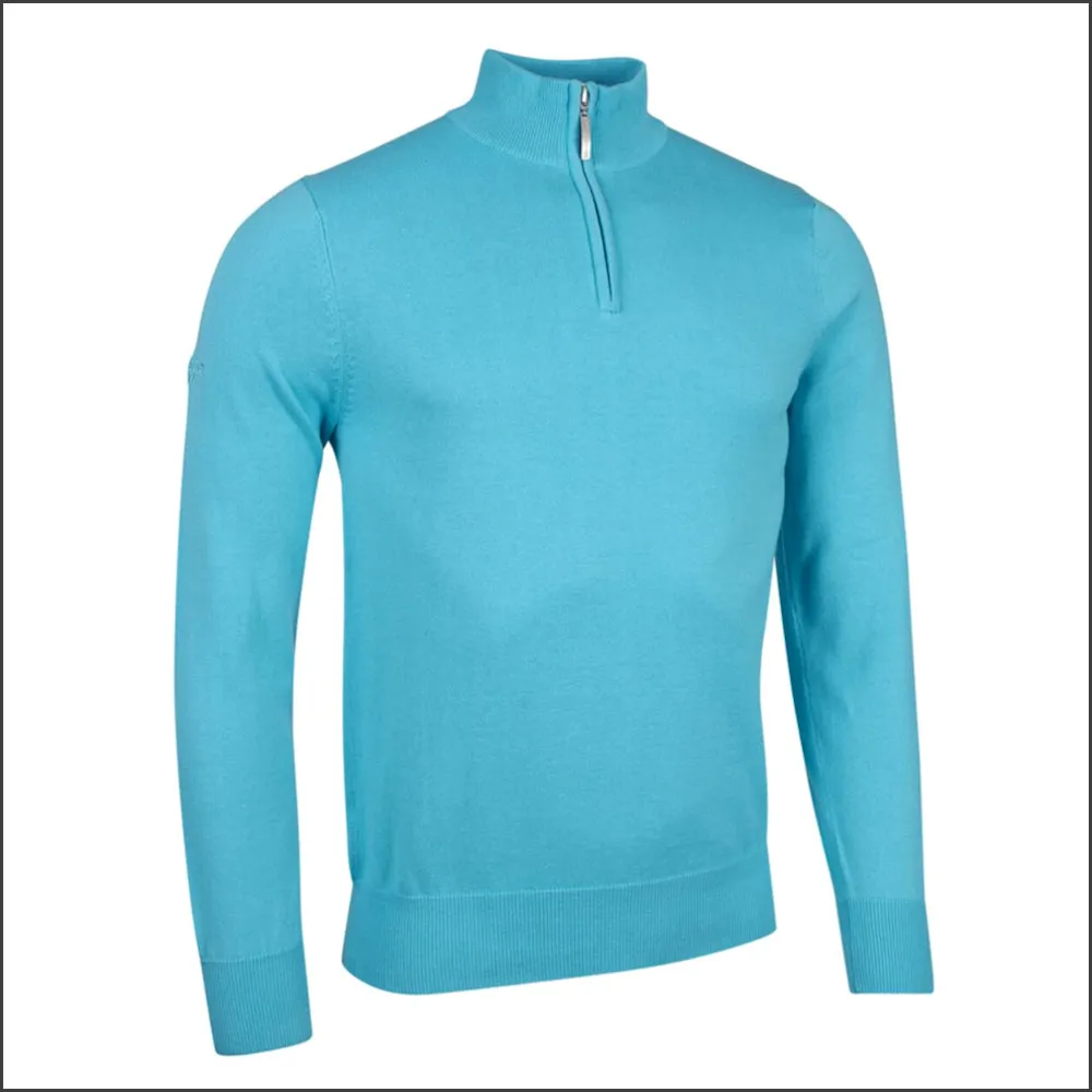 Glenmuir Devon Zip Neck  Cotton Sweater//