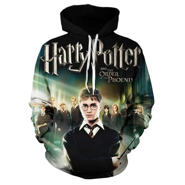 Gorgeous Autumn Harry Potter 3D Print Hoodie  Sweatshirt