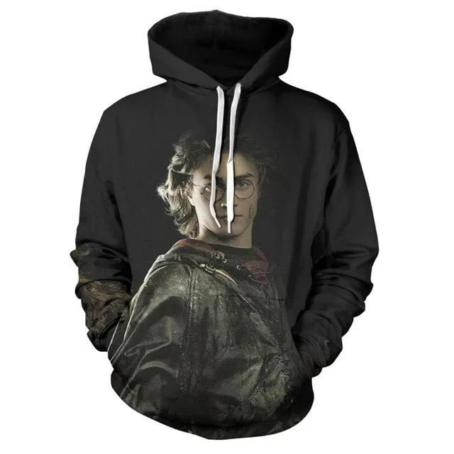 Gorgeous Autumn Harry Potter 3D Print Hoodie  Sweatshirt