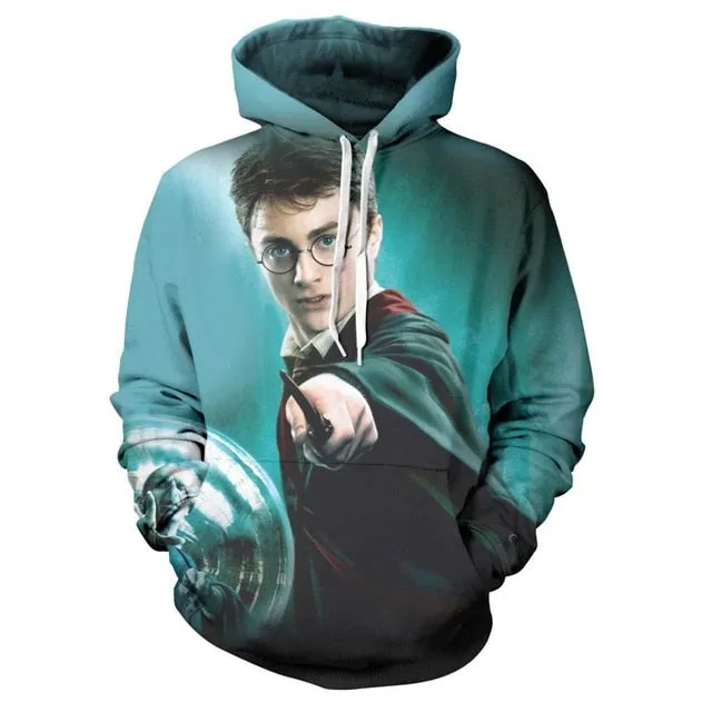 Gorgeous Autumn Harry Potter 3D Print Hoodie  Sweatshirt