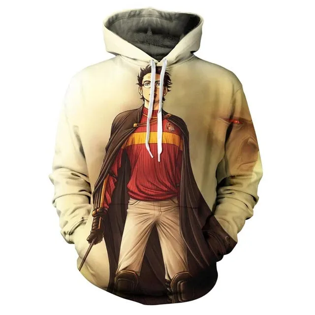 Gorgeous Autumn Harry Potter 3D Print Hoodie  Sweatshirt