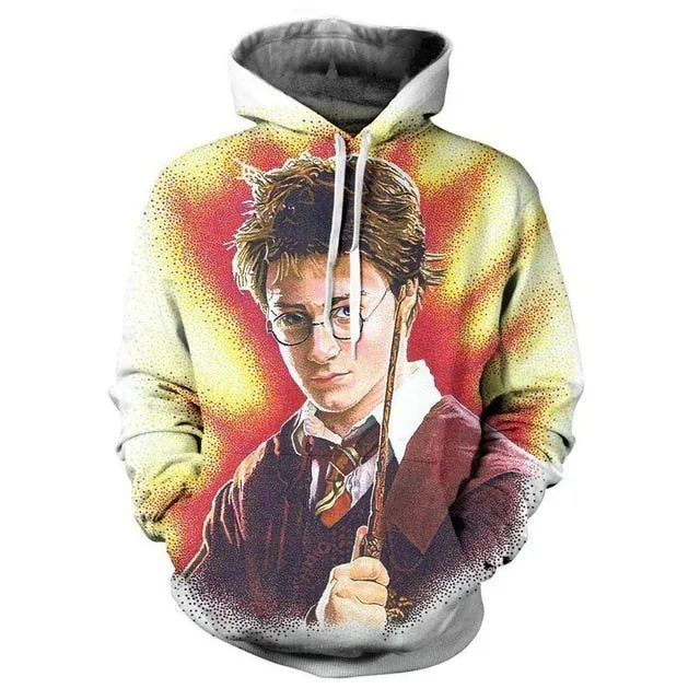 Gorgeous Autumn Harry Potter 3D Print Hoodie  Sweatshirt