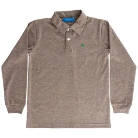 Harry Long Sleeve Polo - Bark