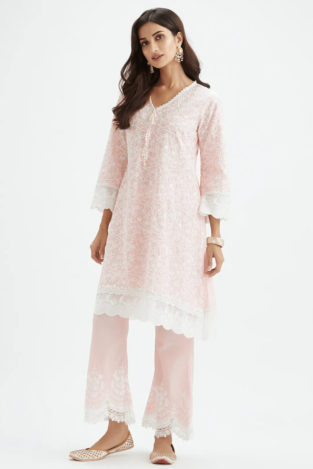 Humming Bird Pink Kurta