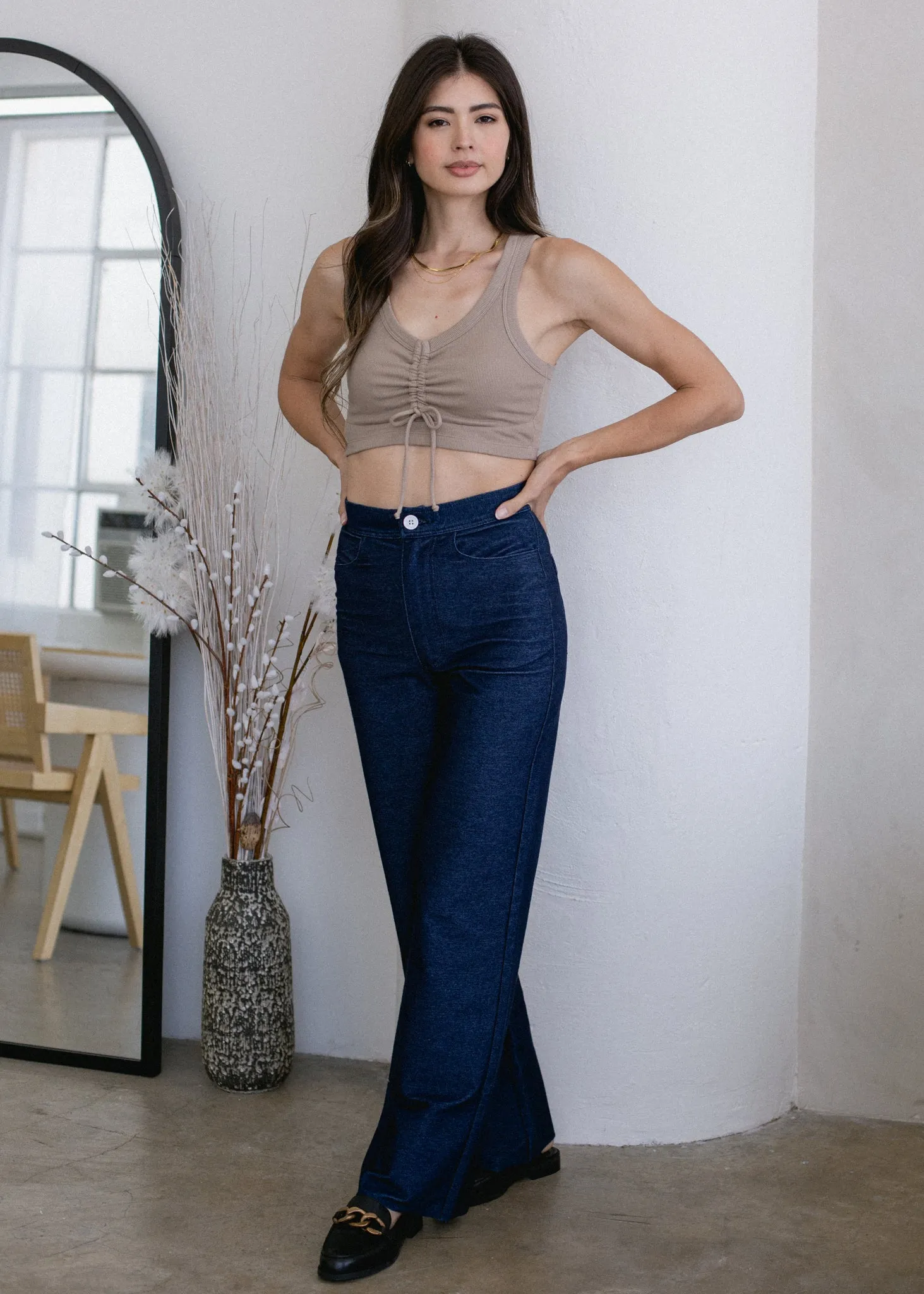 Indigo Wide Leg Pant