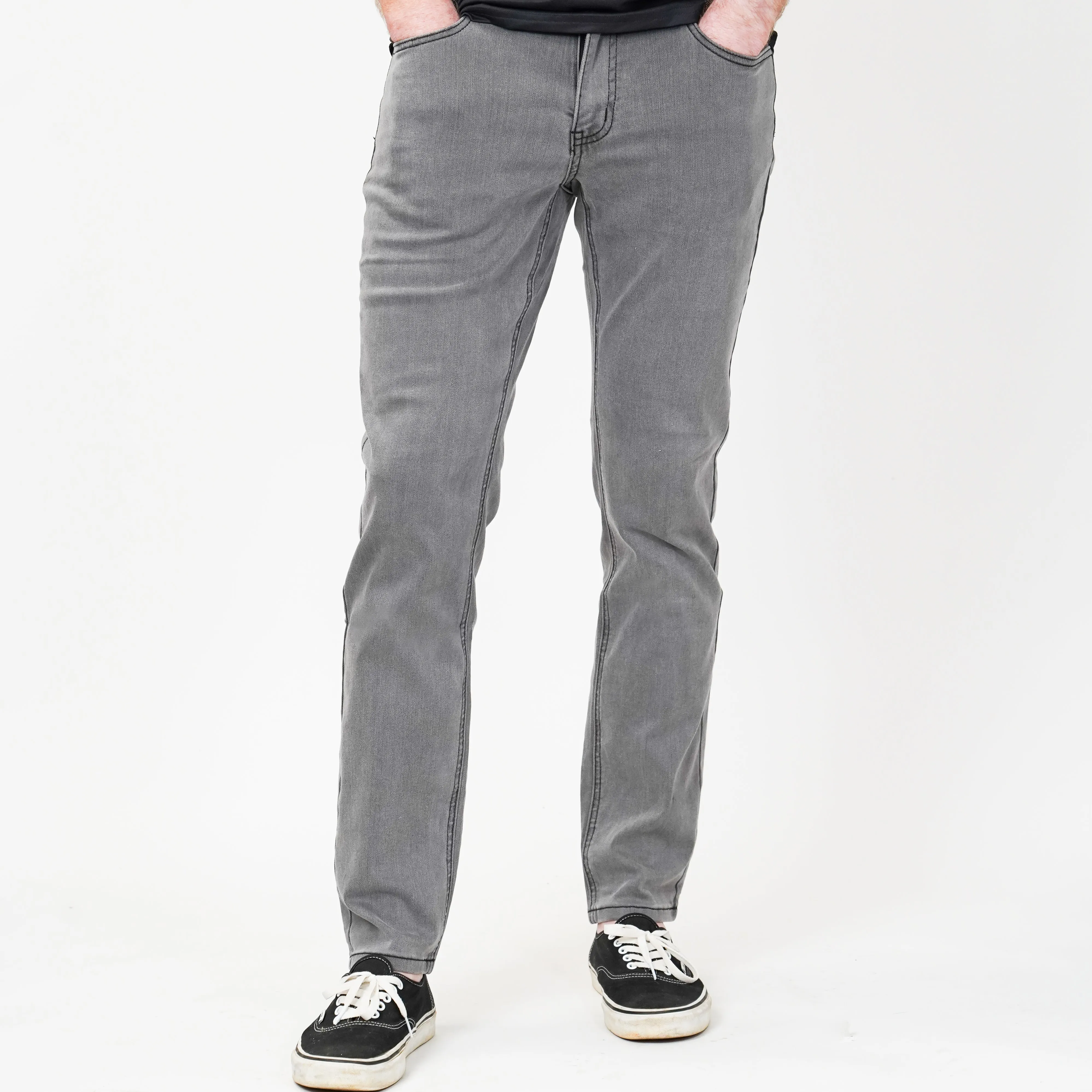 Jean Pants - Faded Grey