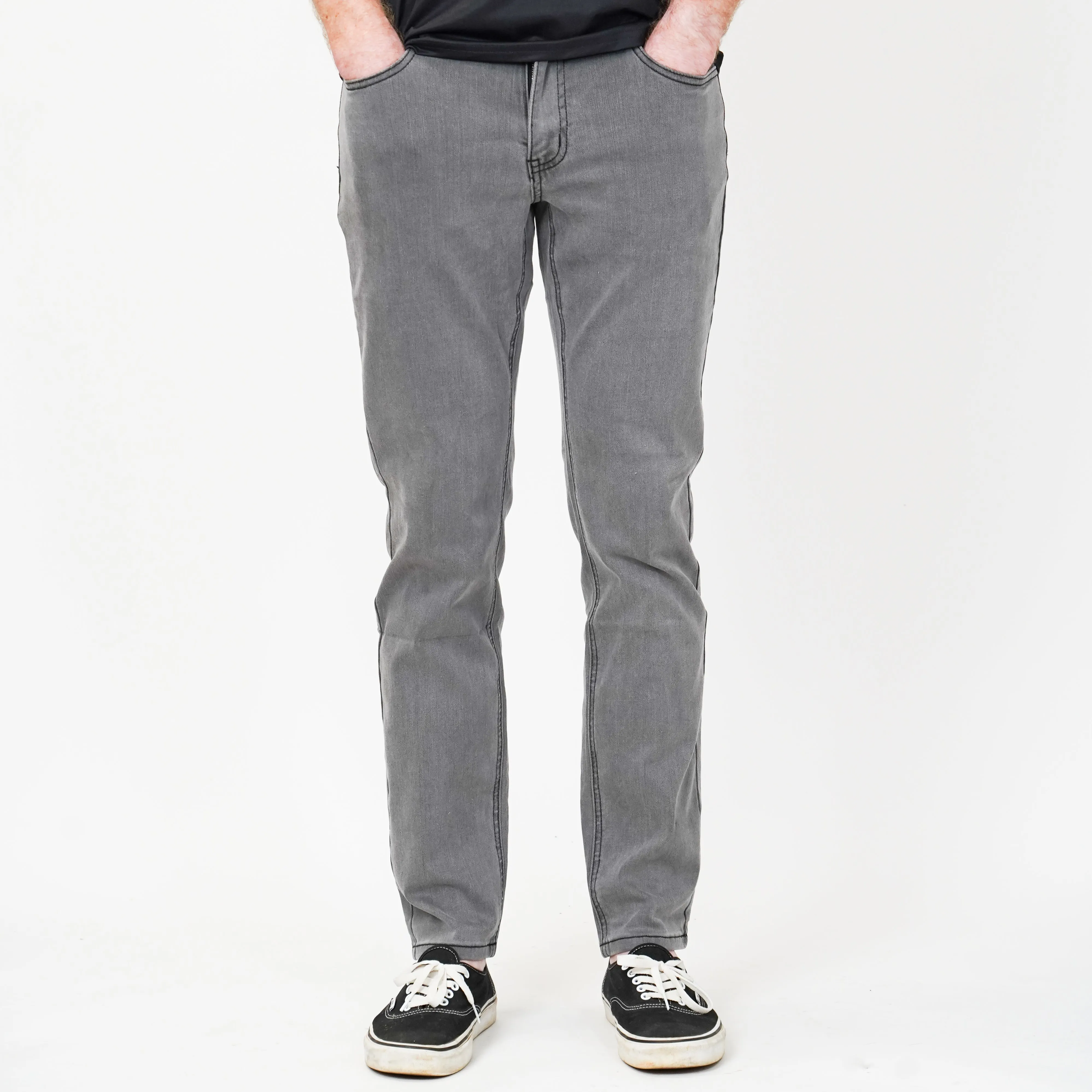 Jean Pants - Faded Grey