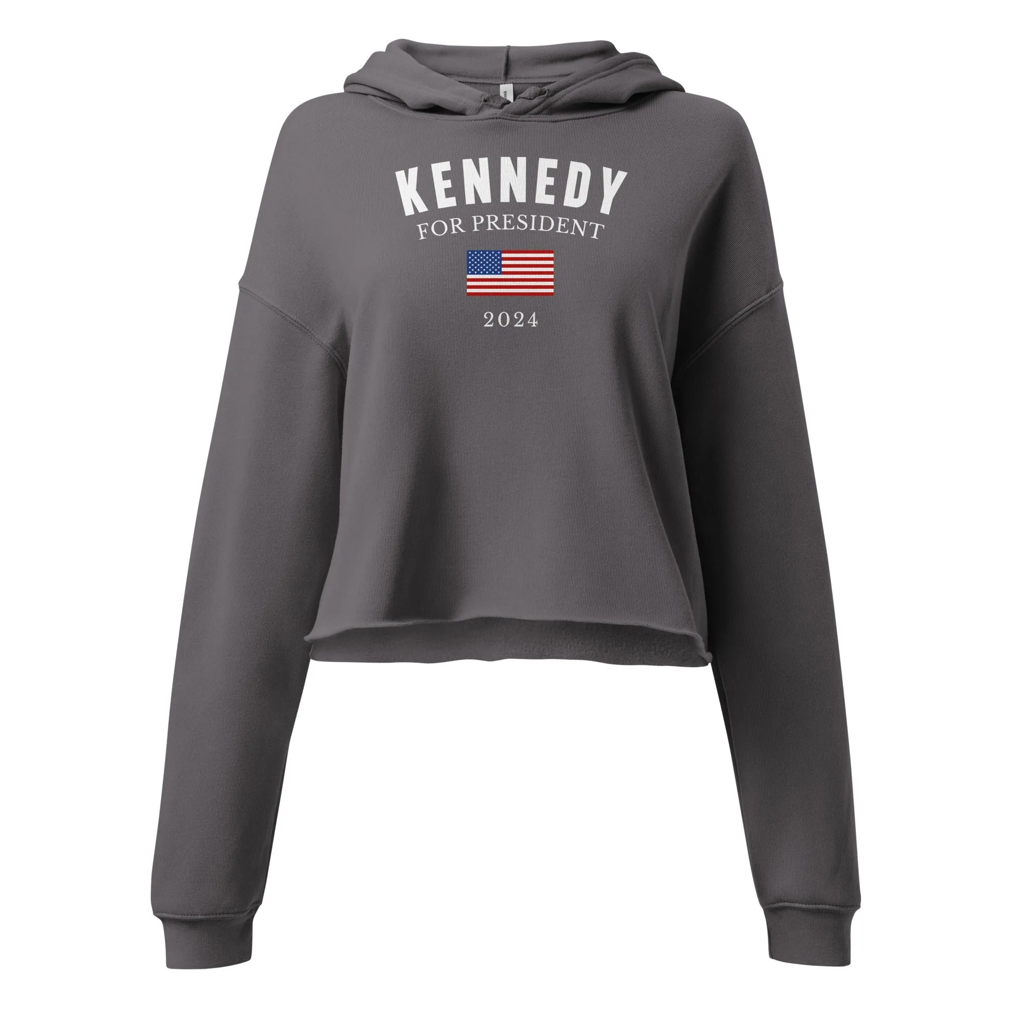 Kennedy for President Flag Crop Hoodie