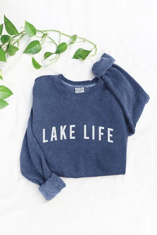 Lake Life Mineral Graphic Sweatshirt