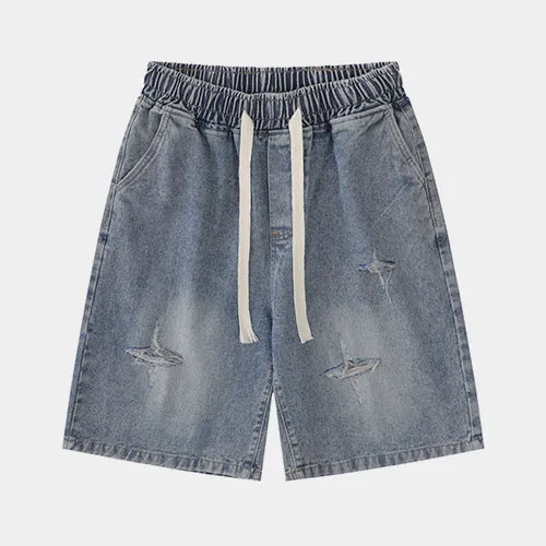 Light Wash | Vintage Casual Denim Shorts