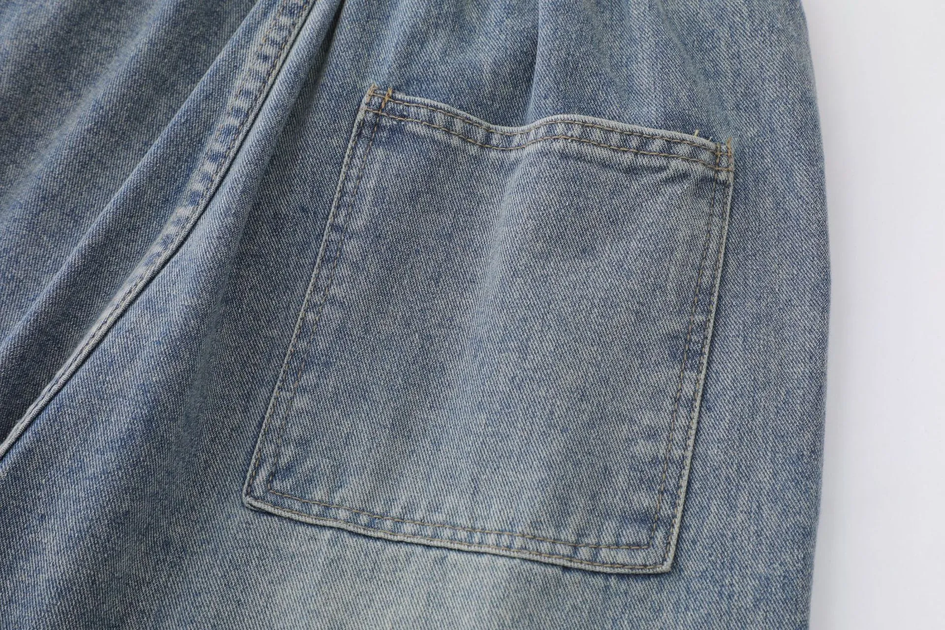 Light Wash | Vintage Casual Denim Shorts