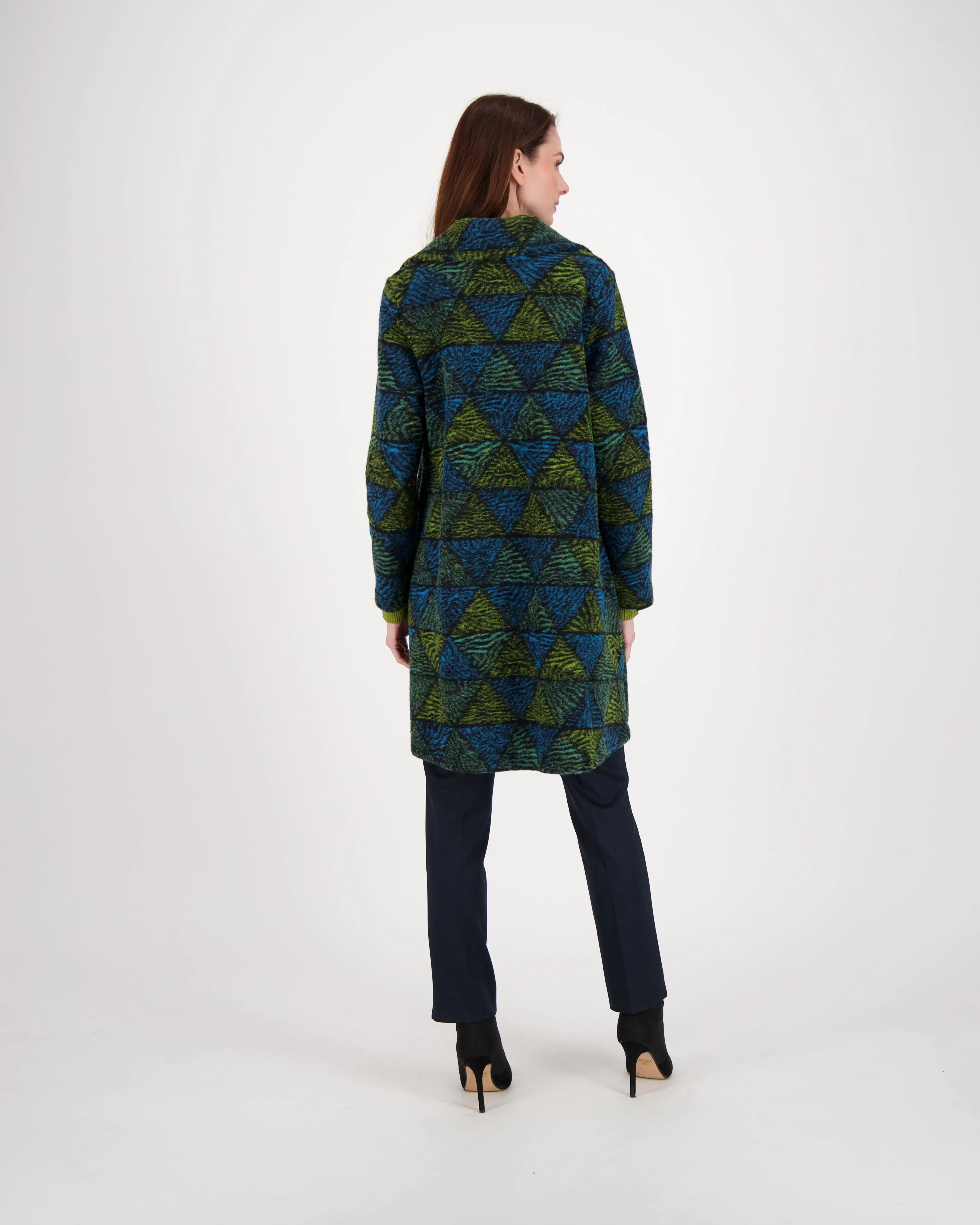 Limited Edition Jacquard Knit Coat