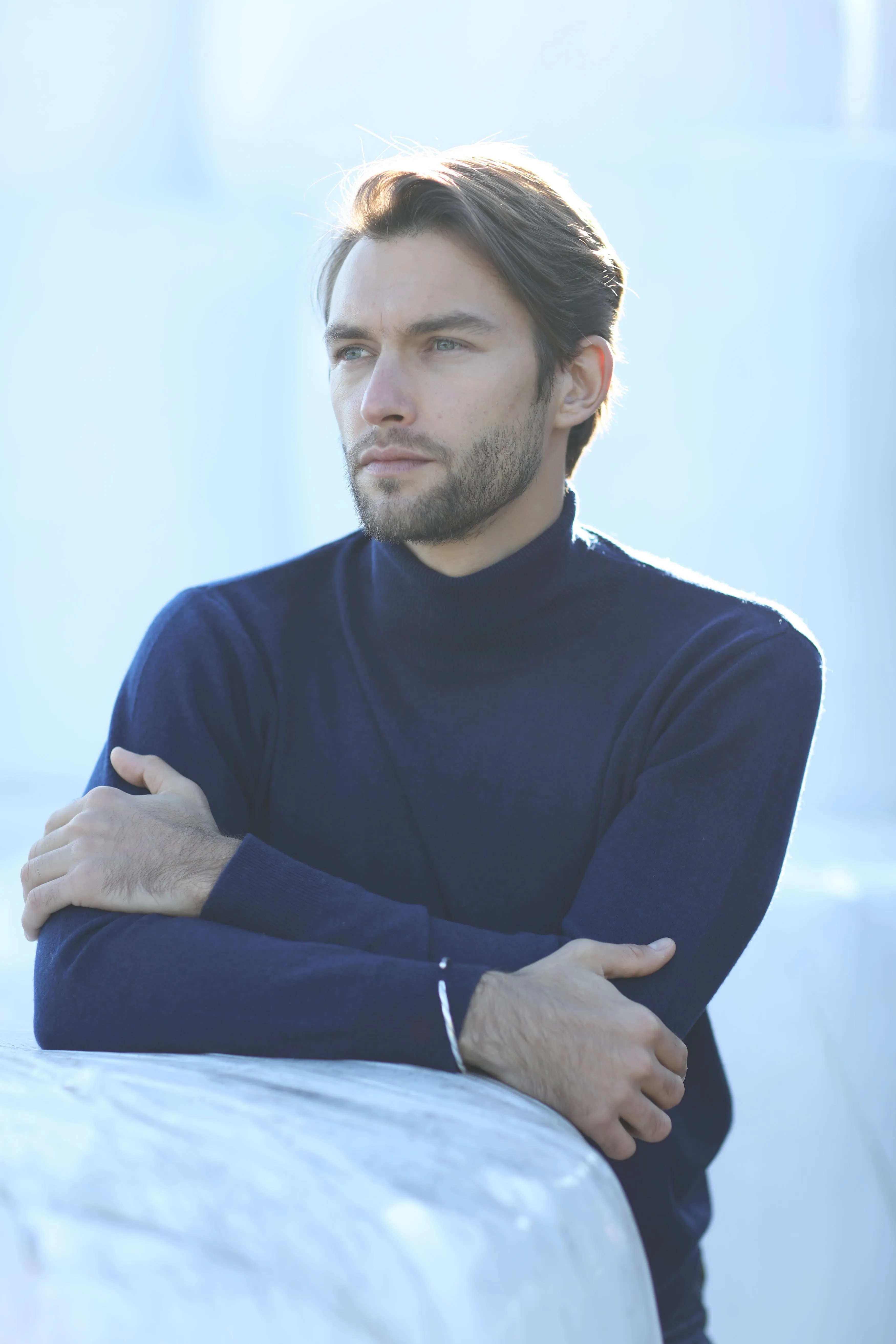 Lofty Turtleneck Cashmere Sweater