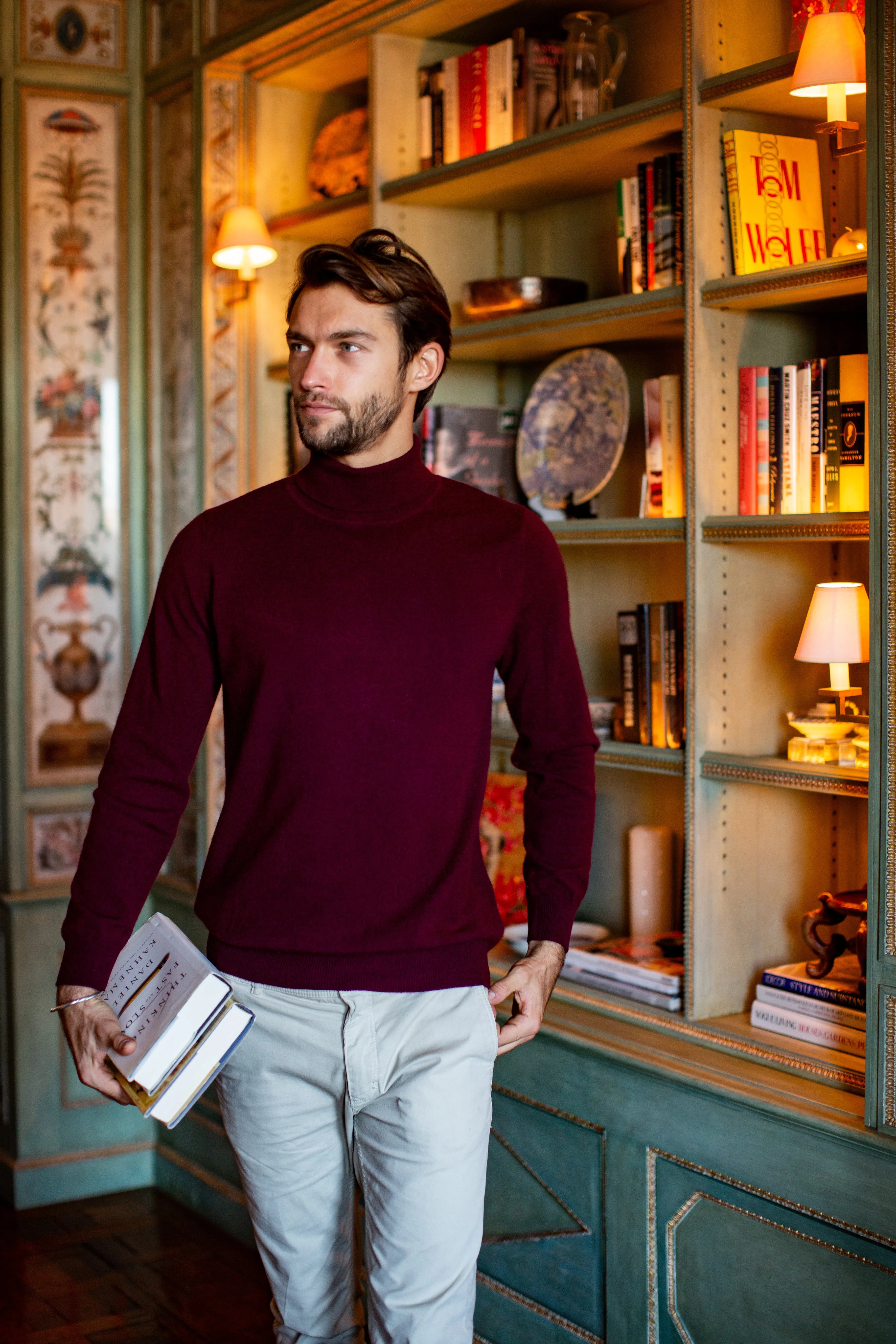 Lofty Turtleneck Merino Sweater