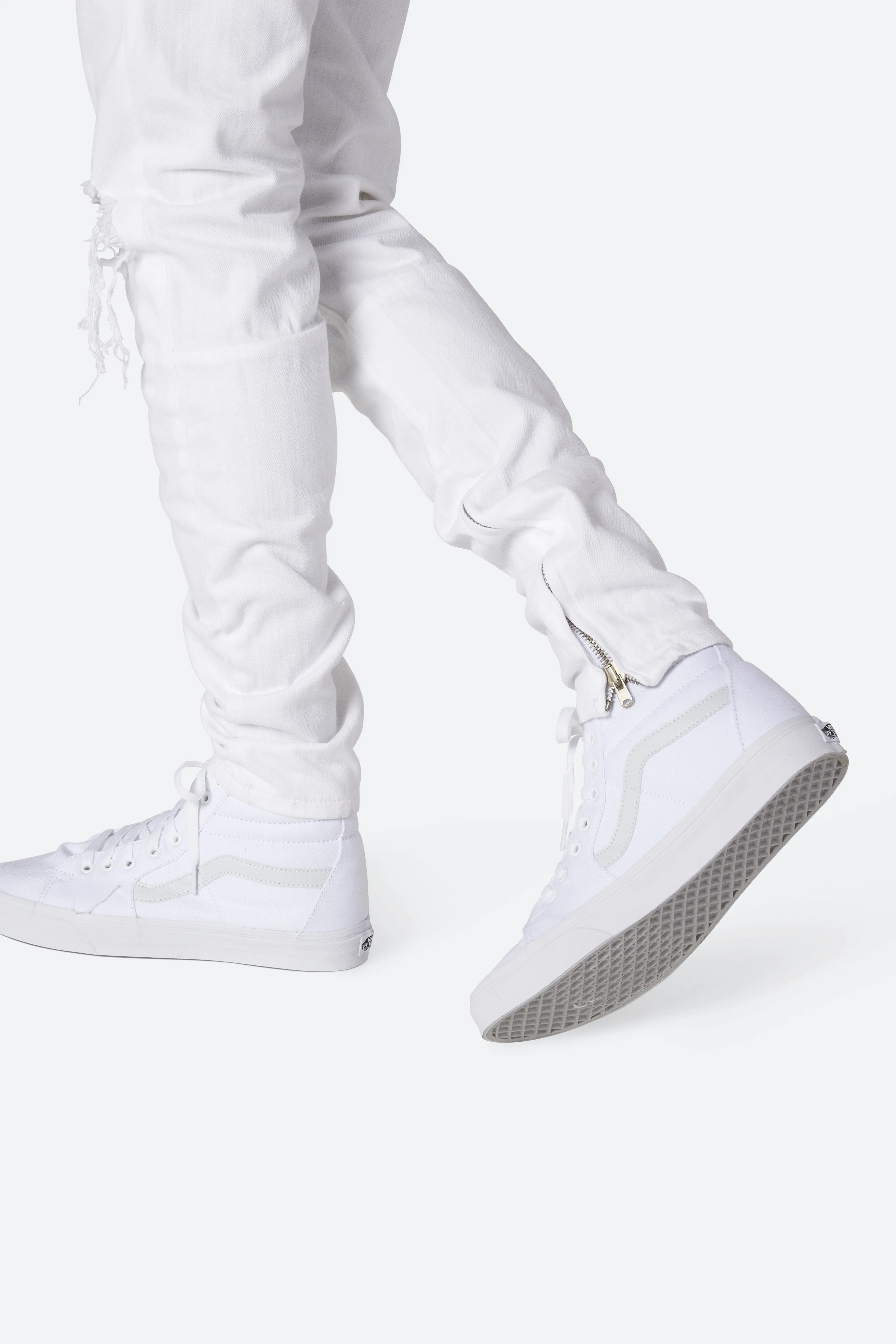 M1 Stretch Denim - White