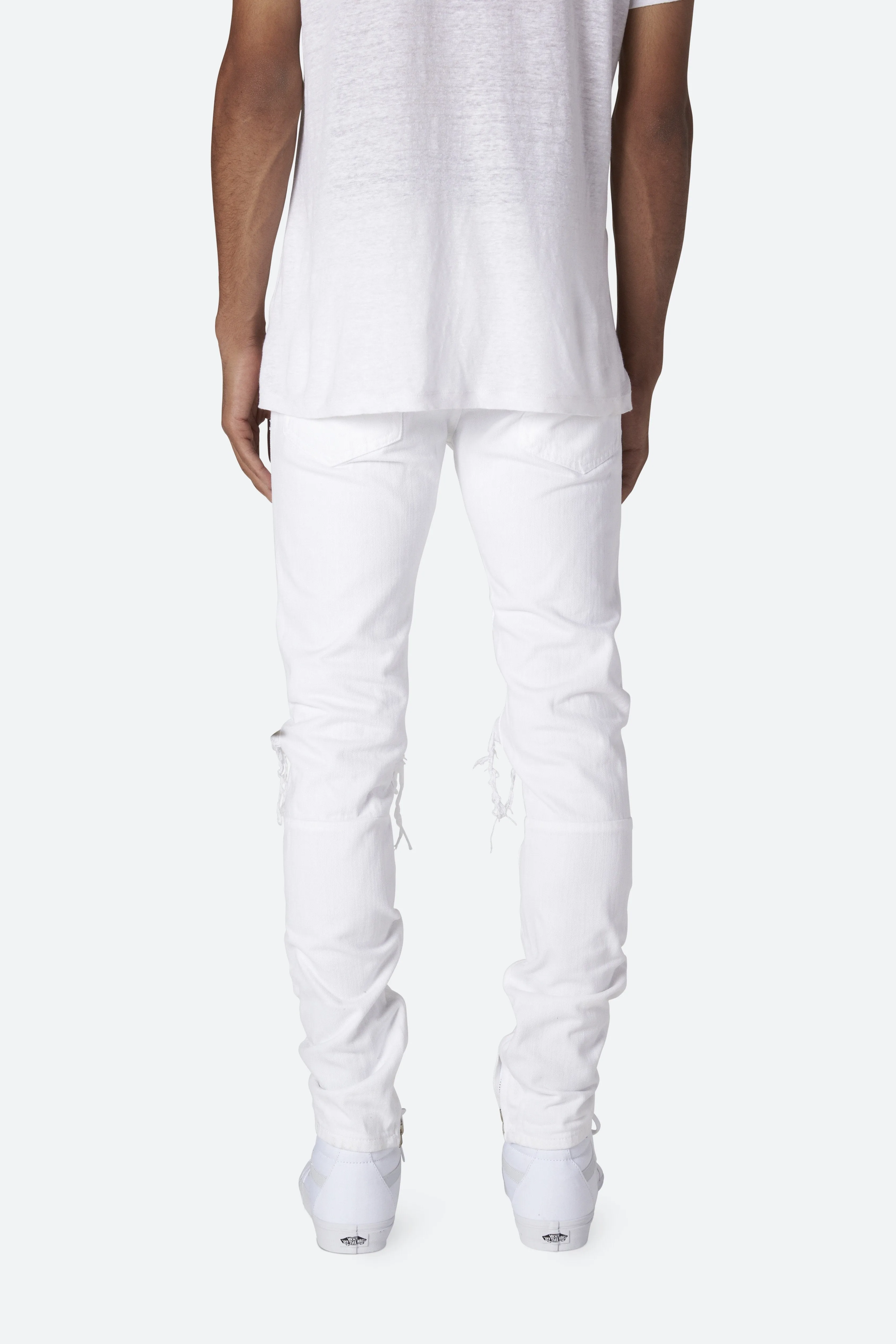 M1 Stretch Denim - White