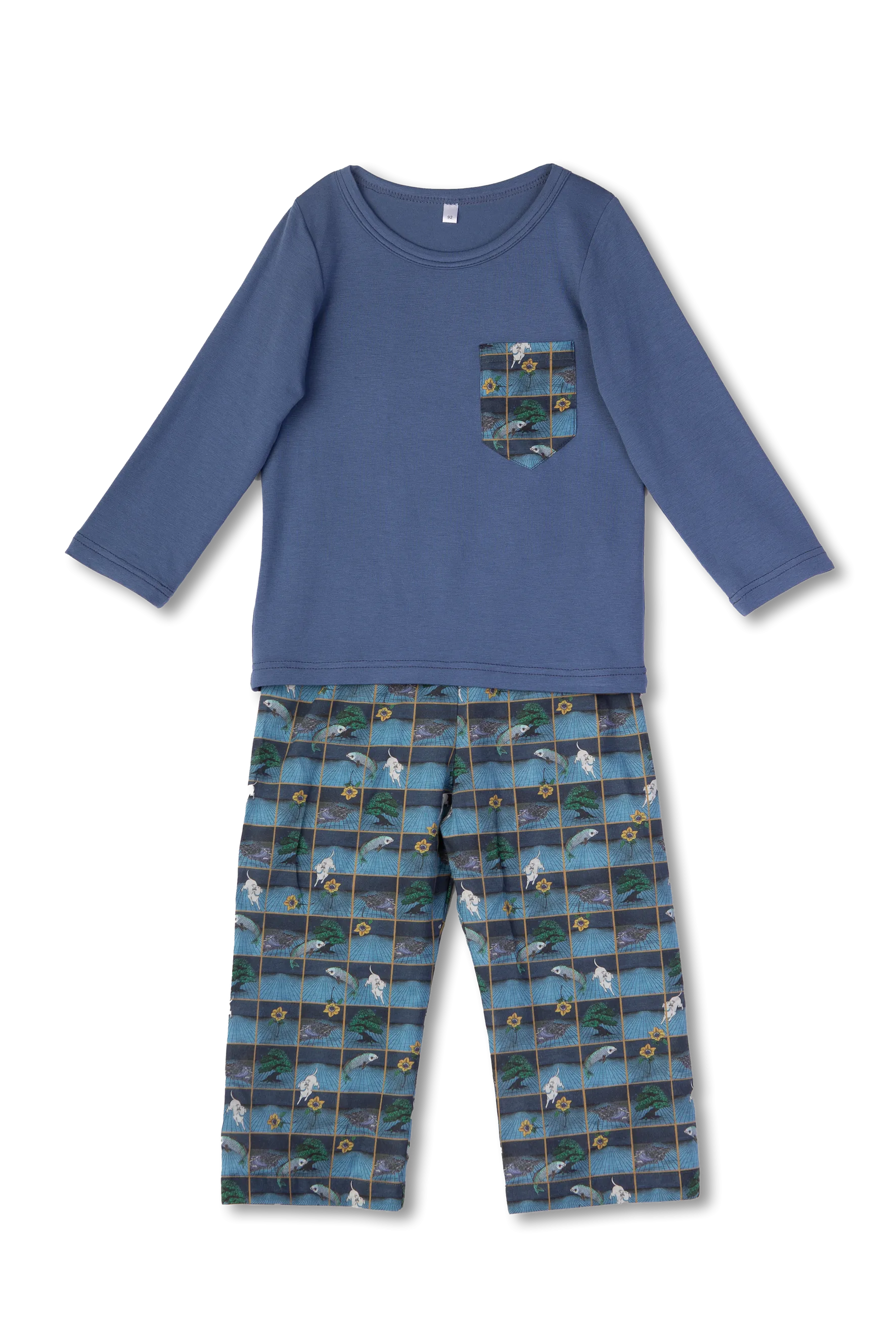 MARK - BOYS' LIBERTY PYJAMA SET BLUE KOI FISH