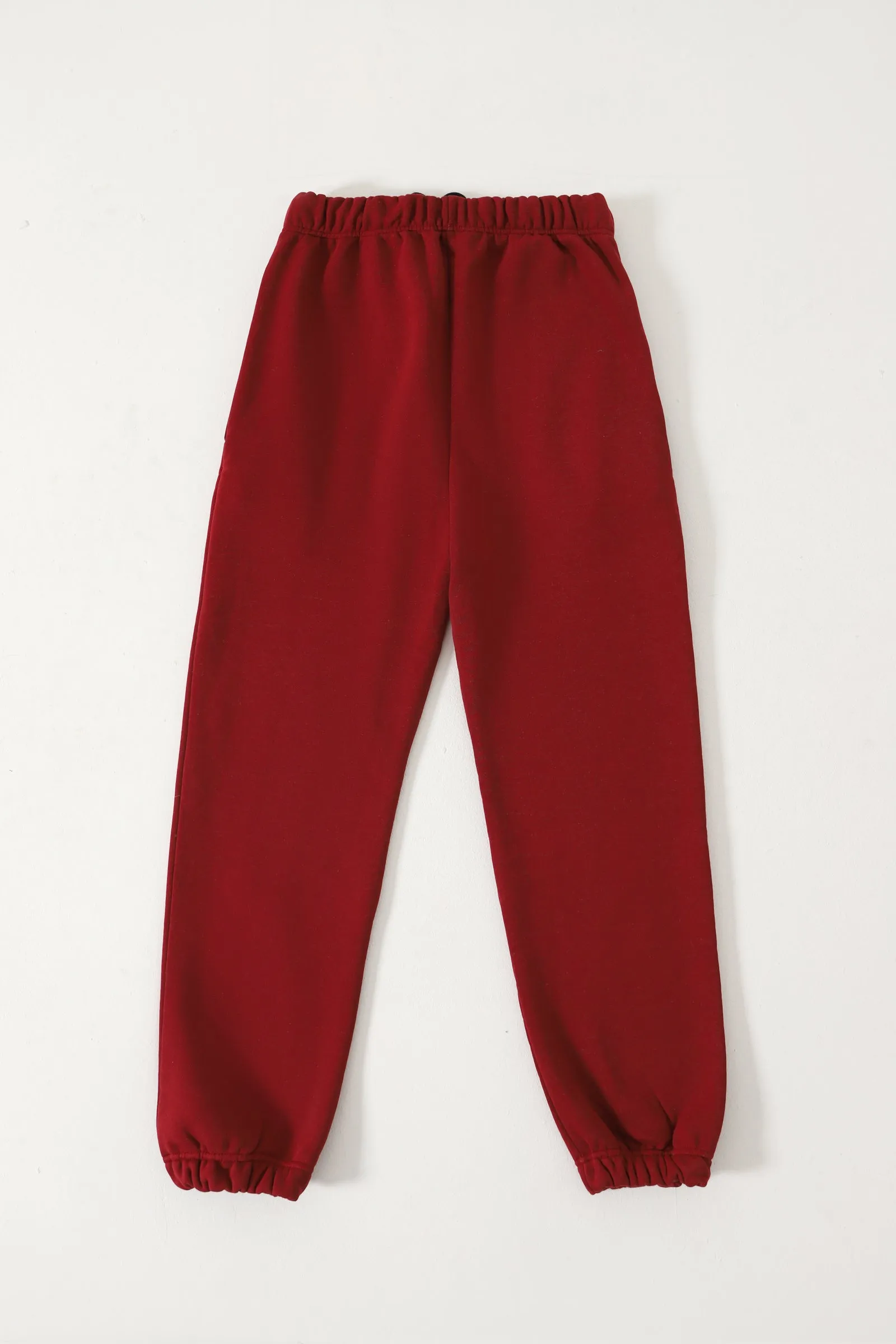 MAROON LOGO TROUSERS