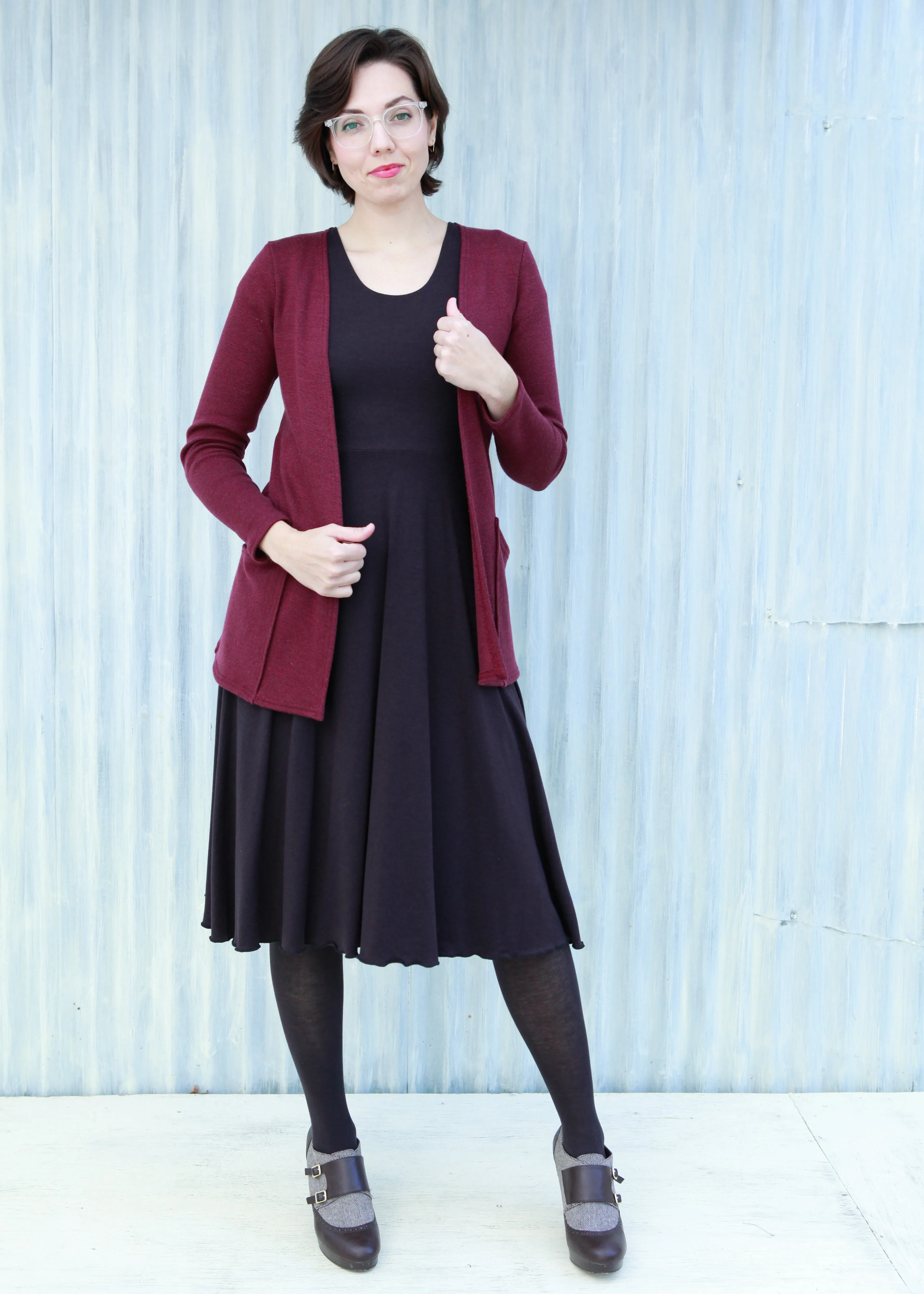 Maroon Quinn Cardigan