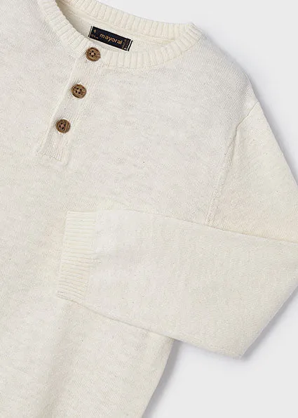 Mayoral Linen Cotton Sweater