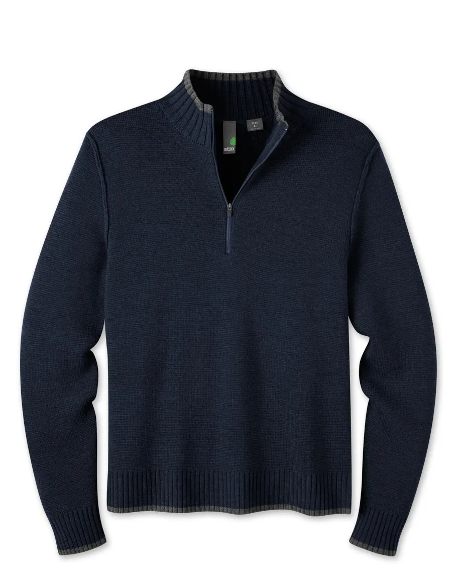 Men's Andante Half Zip Merino Sweater