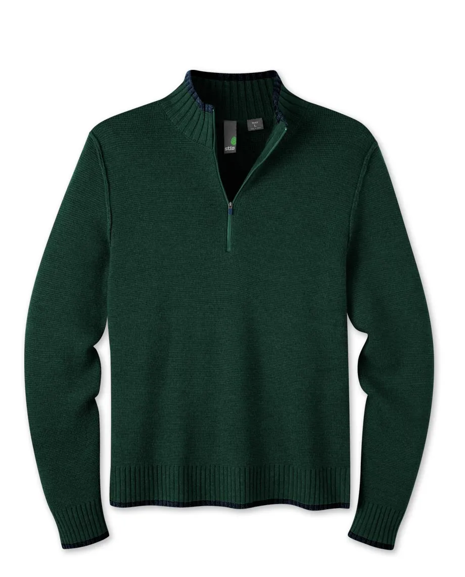 Men's Andante Half Zip Merino Sweater