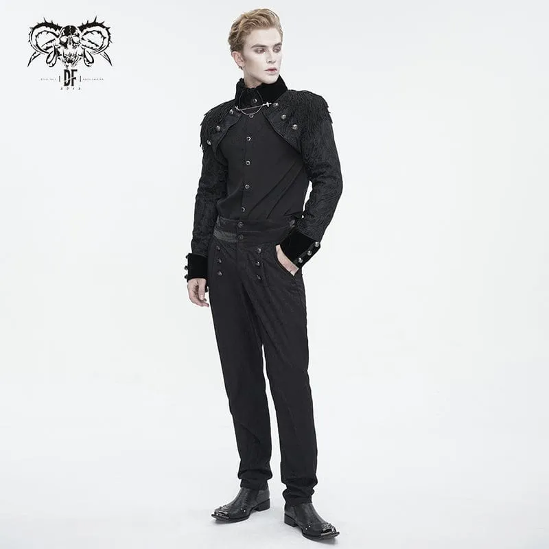 Men's Gothic Tassels Swallow-tailed Jacket