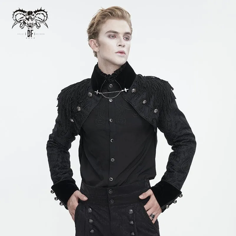 Men's Gothic Tassels Swallow-tailed Jacket