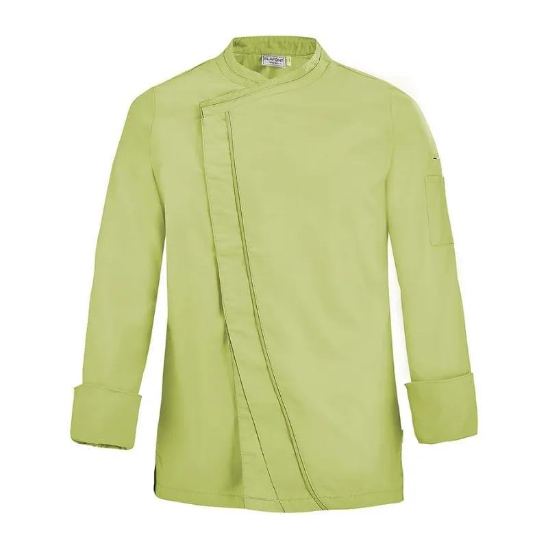 Men's Long Sleeve Lime Chef Coat  Mint - LAFONT