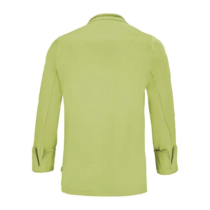 Men's Long Sleeve Lime Chef Coat  Mint - LAFONT