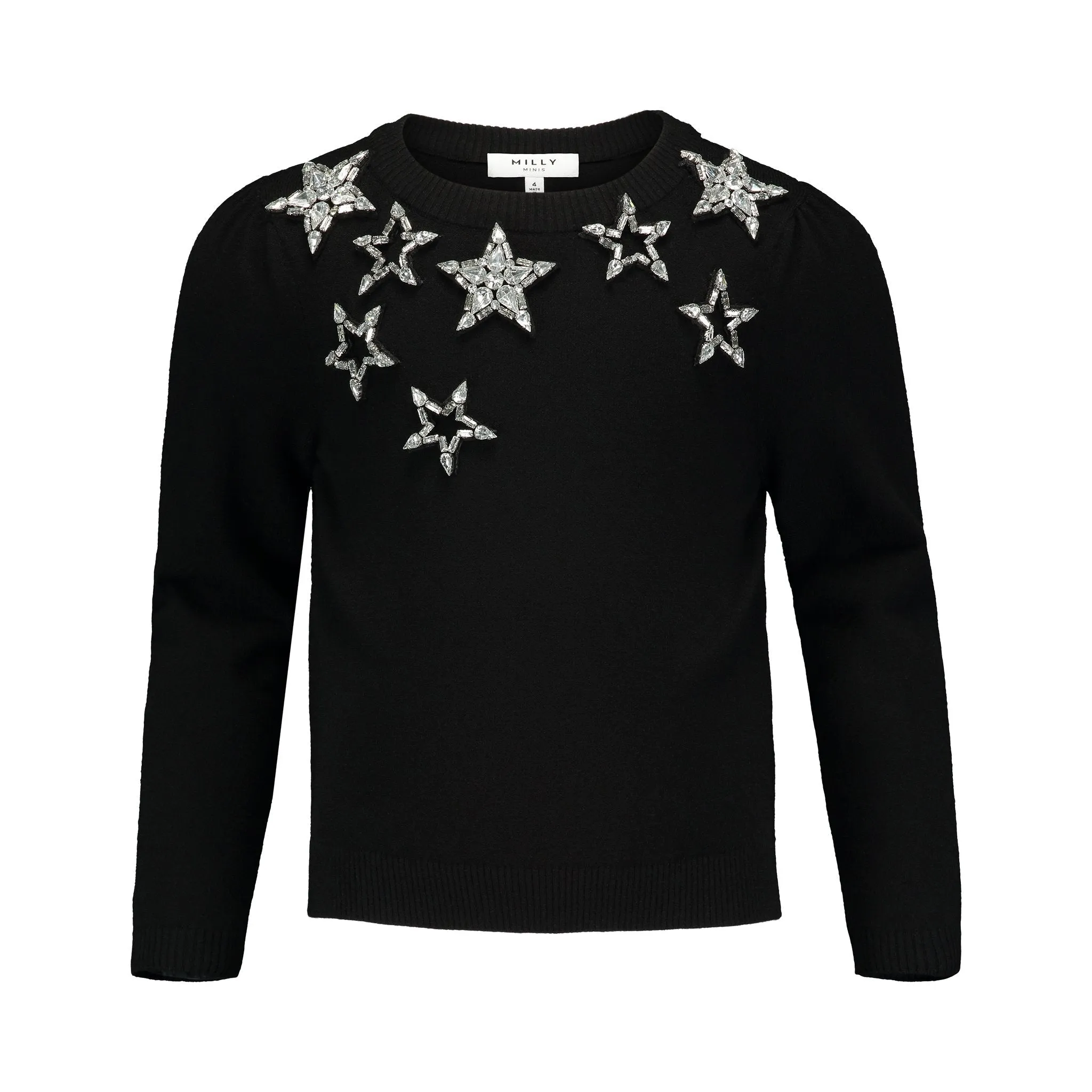 Milly Minis Little Girls Starry Sweater