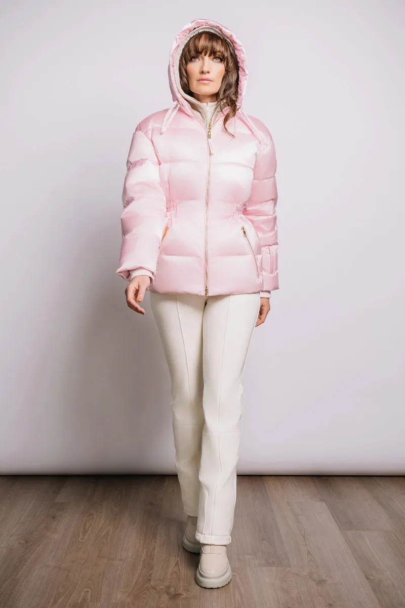 Neela Shearling & Down Ski Jacket