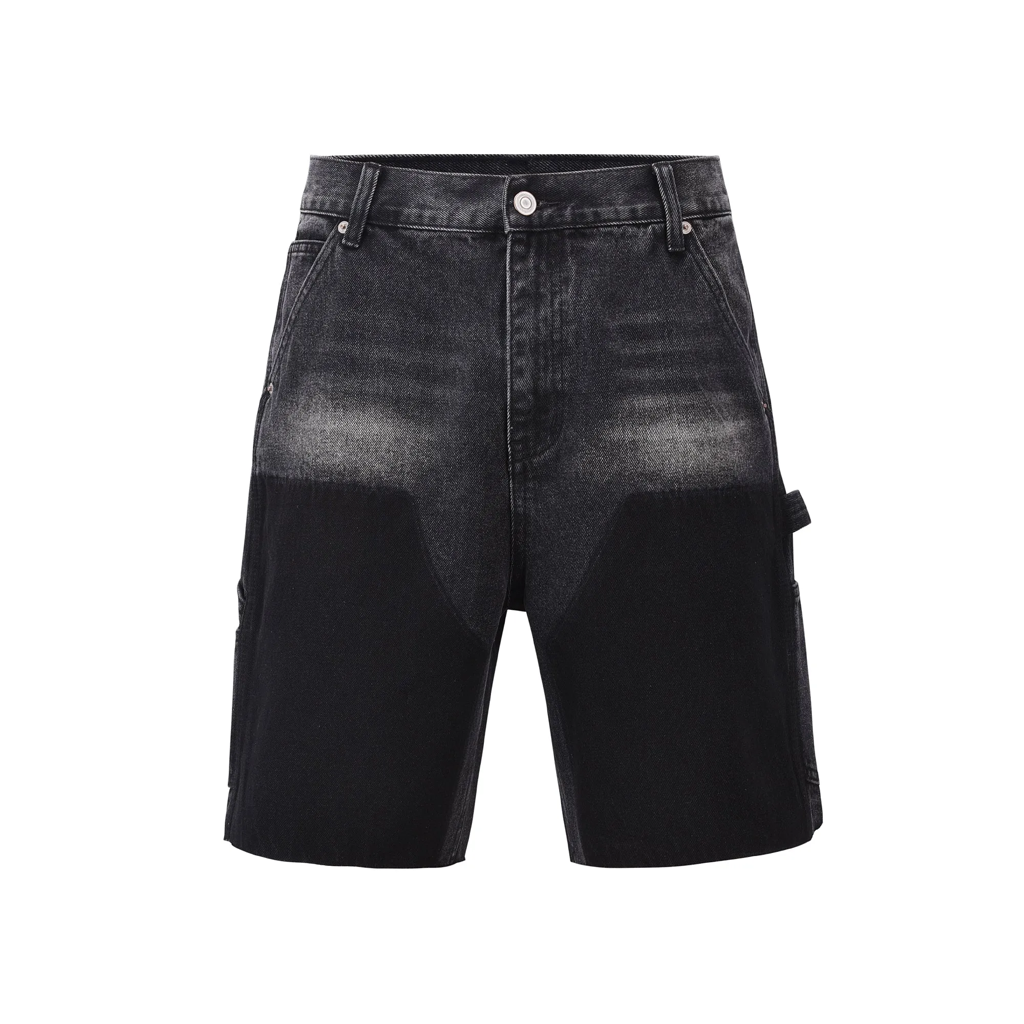 Noir | Washed Denim Shorts