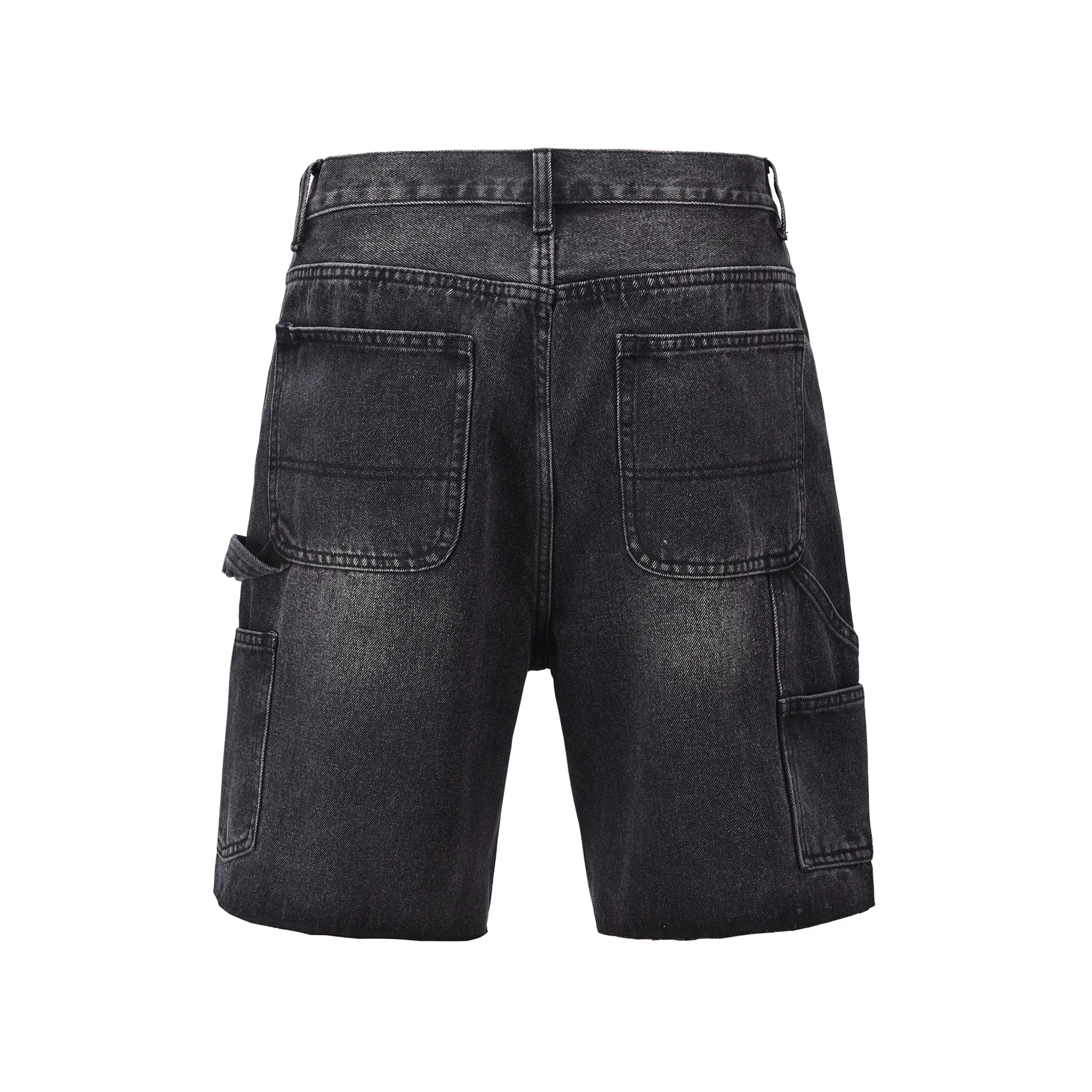 Noir | Washed Denim Shorts