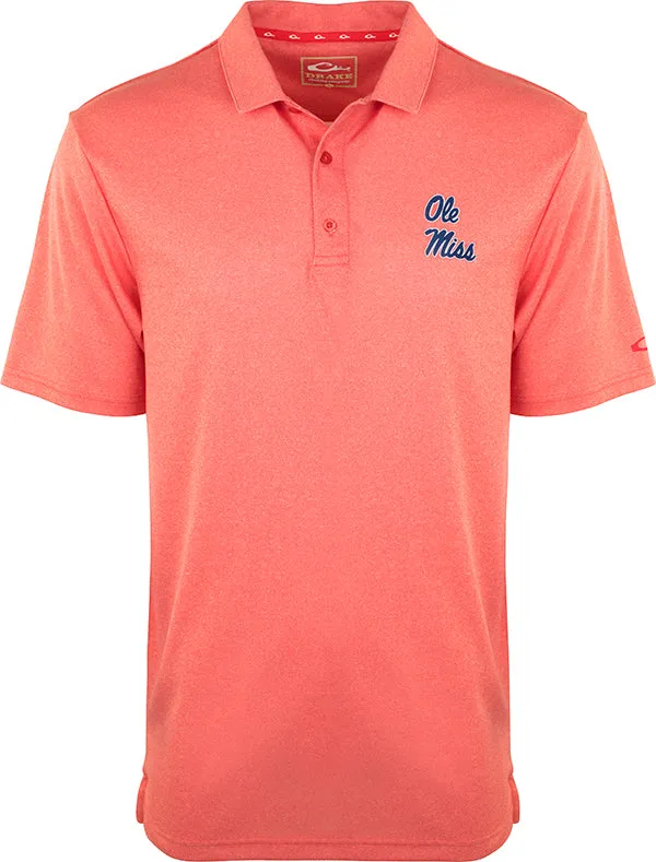 Ole Miss Vintage Heather Polo