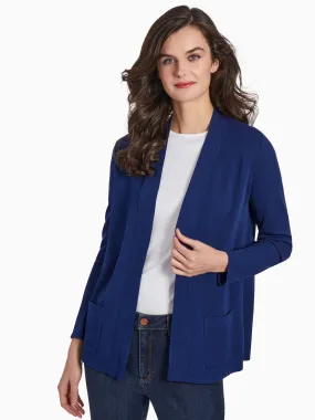 Open Front Cardigan With Pockets