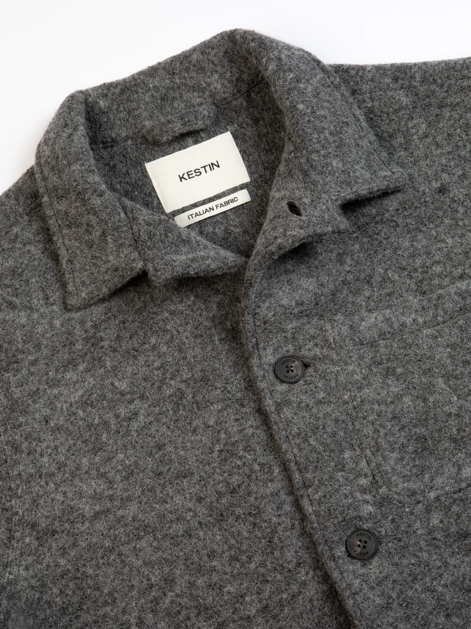 Ormiston Jacket In Grey Wool Blend