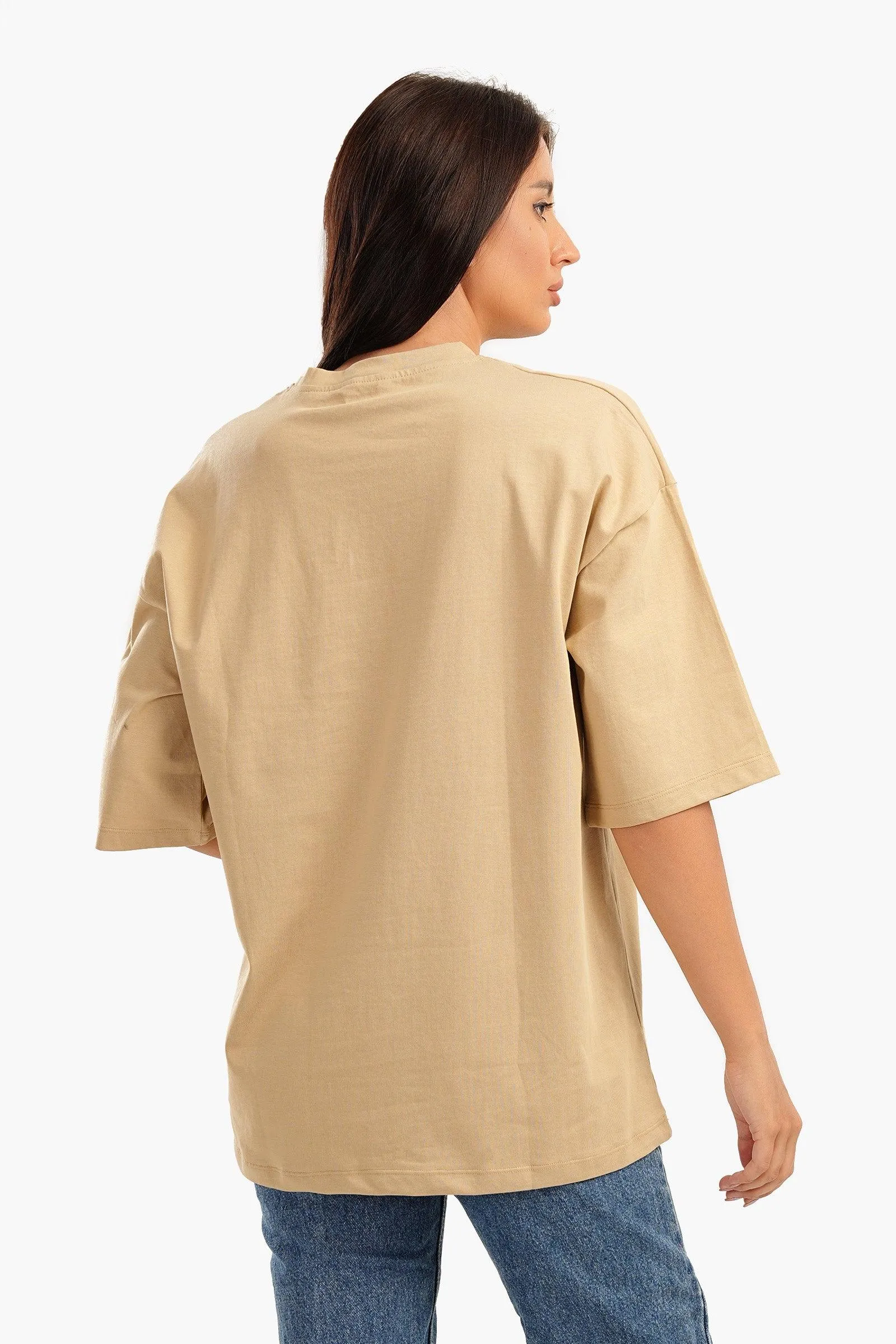 Oversized Plain Lounge T-Shirt