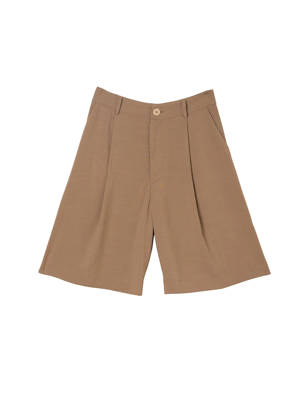 Paine Khaki Casual Shorts