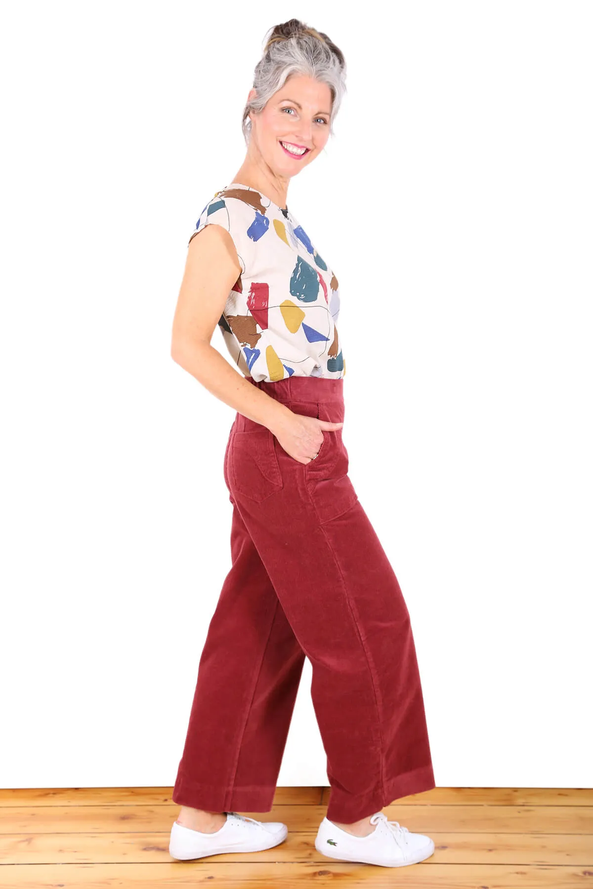 Peggy Cord Pants Vino