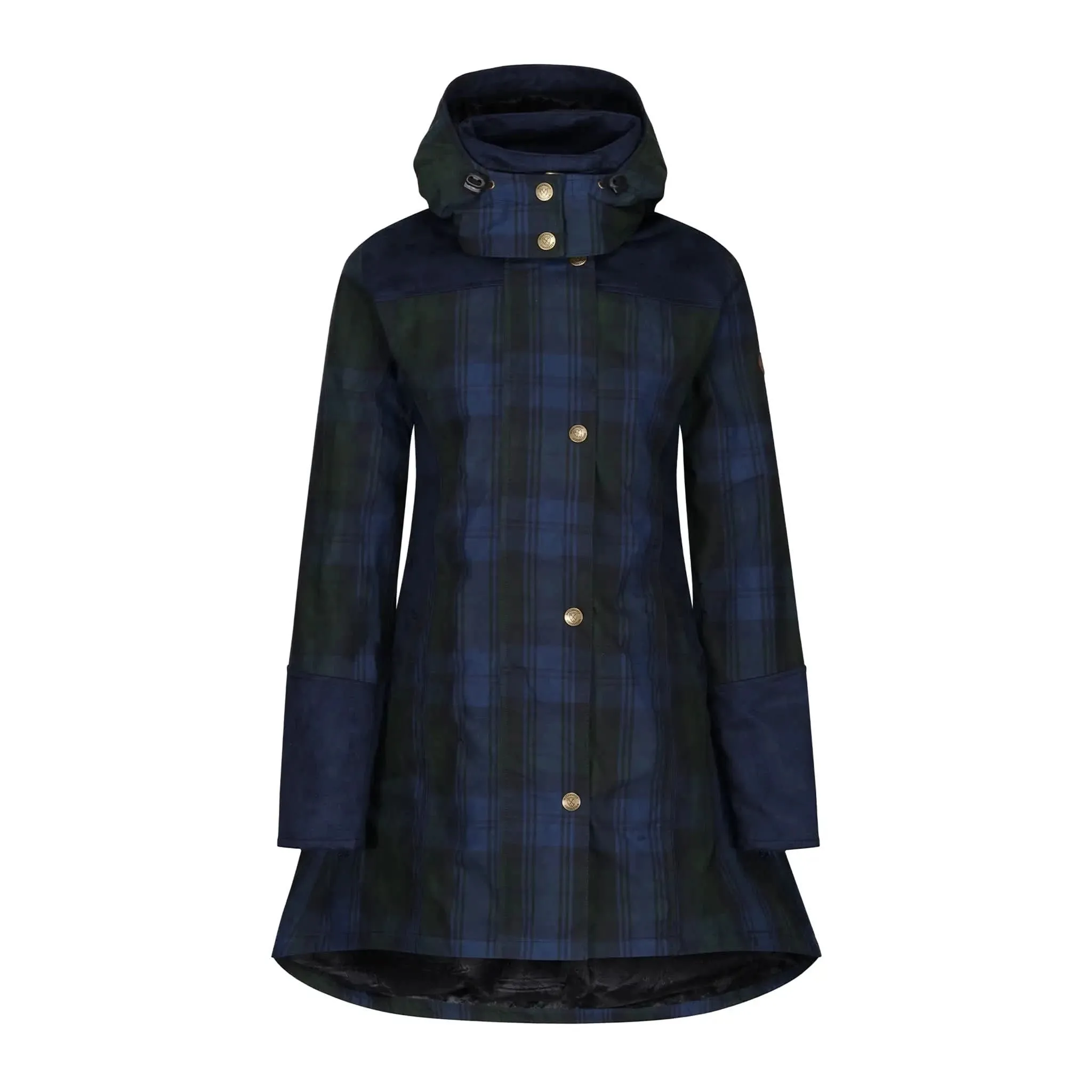 Perdita Check Waterproof Coat